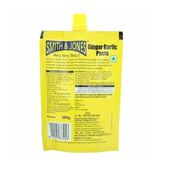 Buy Smith & Jones Ginger Garlic Paste Online at Best Price